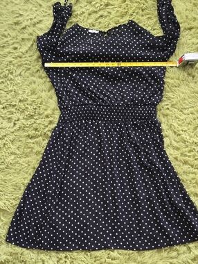 Black Polka Dot Women’s Dress - Classic Fit & Flare